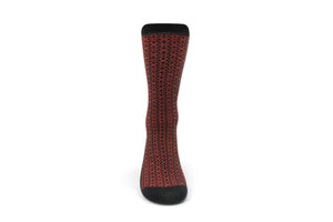 NSAA Combed Cotton Socks (Red on Black)