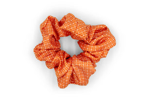 NSAA Silk Scrunchie (Orange on White)